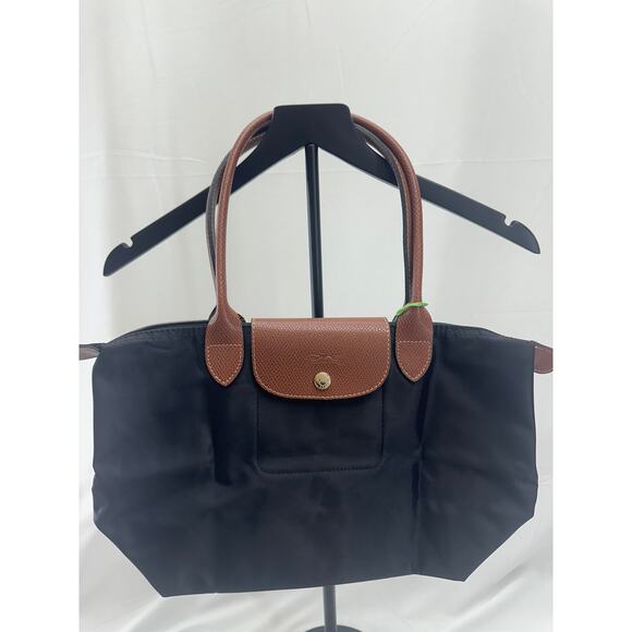 Longchamp Black Pliage Medium Tote Bag NEW - Picture 1 of 5